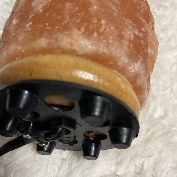 Table Lamp Salt Crystal Lighting Ambiance Home Art Deco . - Picture 15 of 15